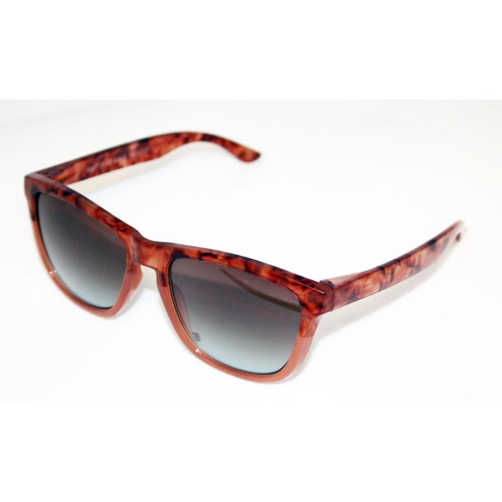 Women's sunglasses brown marble look with black lenses