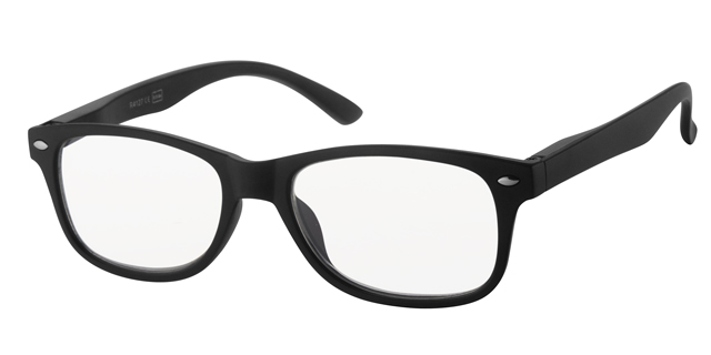 X-reader Reading glass with matt black frame and flex temples