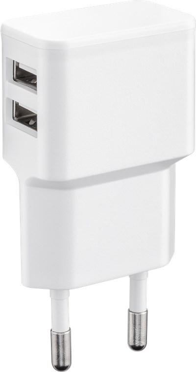 Charger 240 Volt 2.4 Amp 2 USB Outlet