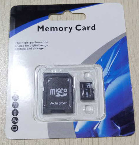 SD micro memory 16GB med adapter retail