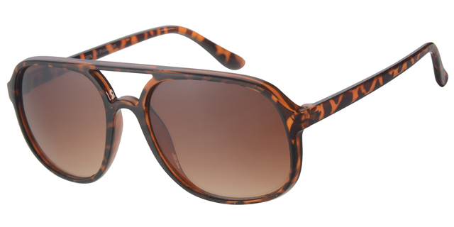 Sunglass brown demi with  gradient brown lenses