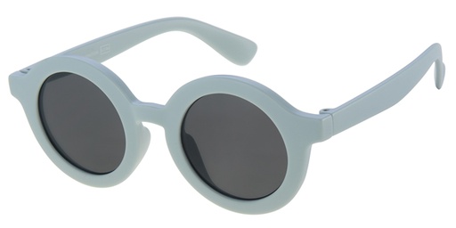 Childrens sunglass matt blue with solid black lenses