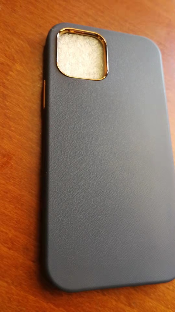 IPHONE 11 Pro SORT bagcover med guld dekoration