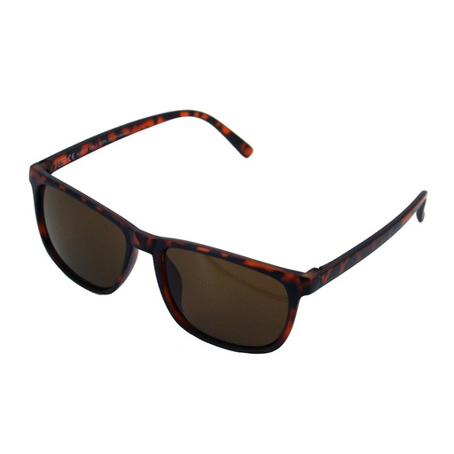 [404180-20213] Herre Solbrille mat leopard med Kategori 3 brune glas