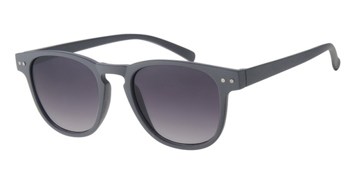 [404245-40373] Classic matte gray sunglasses with smoke colored graduated lenses