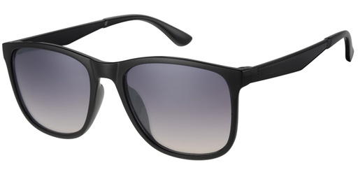 [404339-40423] Sunglass black with gradient black lenses