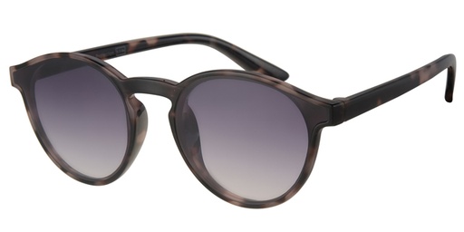 [404347-40432] Solbrille grå leopard med sorte graduerede glas