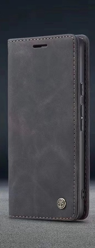 [814015] IPHONE 11 PRO LÆDER FLIPCOVER VINTAGE MAT SORT